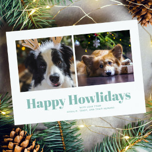 Aqua "Happy Howlidays" de la carte de vacances Chi