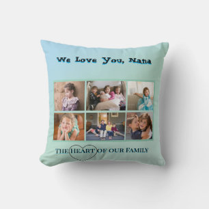 Aqua Heart Nana 6-Foto-Tribut Kissen