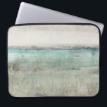 Aqua Horizon Laptopschutzhülle<br><div class="desc">Aqua Horizon II von Tim Oole. Design,  das den Blick auf den Horizont anregt,  mit aquamariner und beigefarbener Färbung.</div>