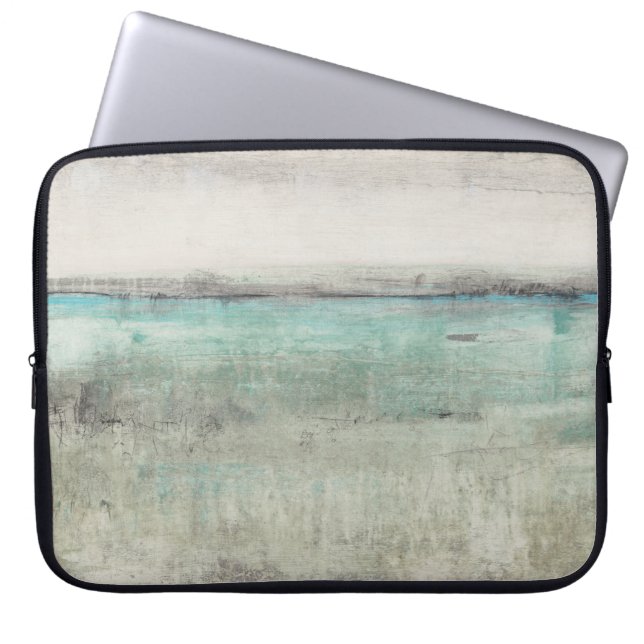 Aqua Horizon Laptopschutzhülle (Vorderseite)