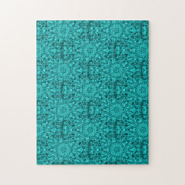 Aqua Kaleidoskop Gewässer geometrische abstrakte K (Vertikal)