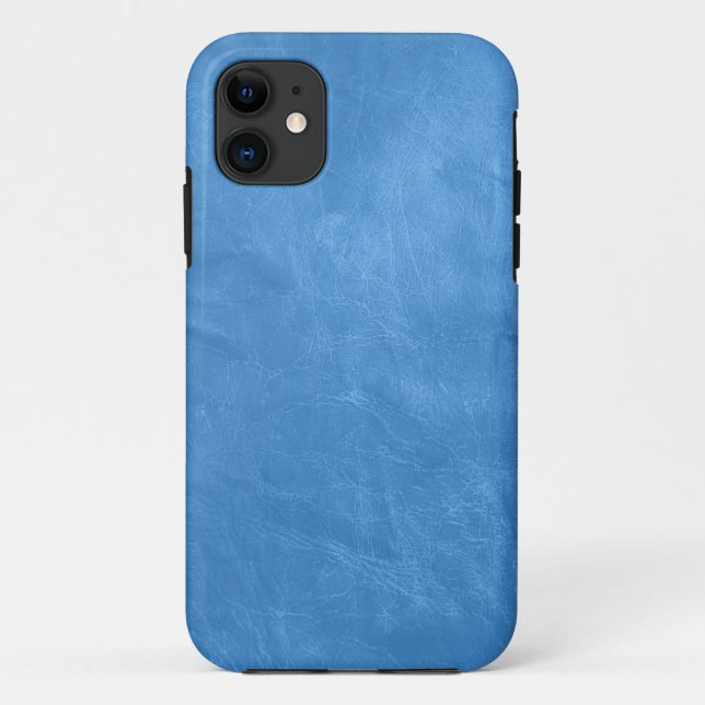 Aqua Leather Case-Mate iPhone Hülle (Rückseite)