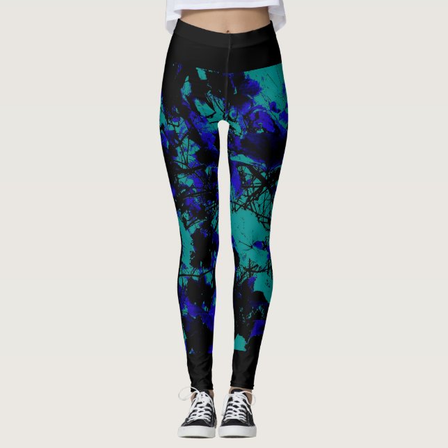 Aqua Leggings (Vorderseite)