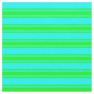 Aqua & Limon gestreiftes/geflochtenes Muster Stoff