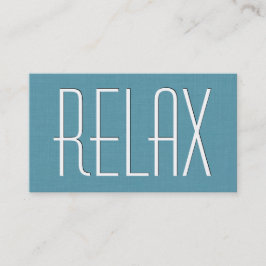 Aqua MASSAGE Theme Simple Style V63F Visitenkarte