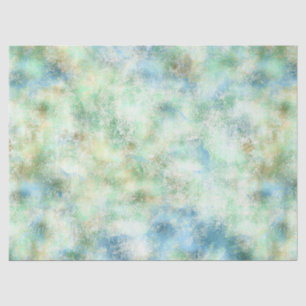 Aqua Mint Gold Marmor Abstrakt Seidenpapier
