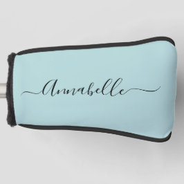 Aqua Mint Green Personalisiert Name Golf Head Cove Headcover