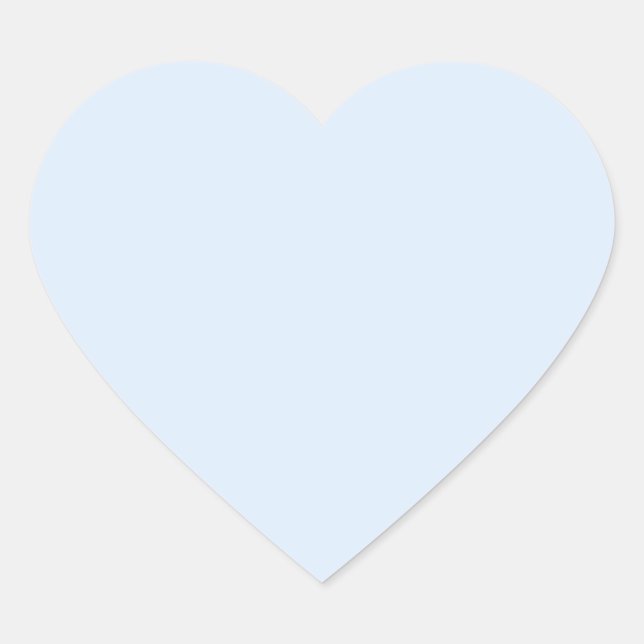 Aqua Mint Heart Stickers (Vorderseite)