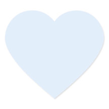 Aqua Mint Heart Stickers