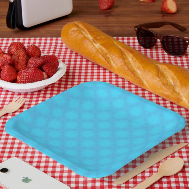 Aqua Mist von Kenneth Yoncich Pappteller (Picknick)