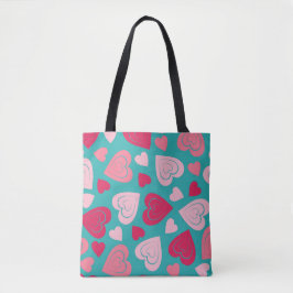 AQUA MIT SCHATTEN VON PINKVALENTINHÖRERN TASCHE