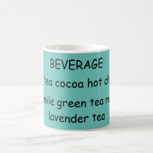 Aqua mug pour toutes sortes de boissons!