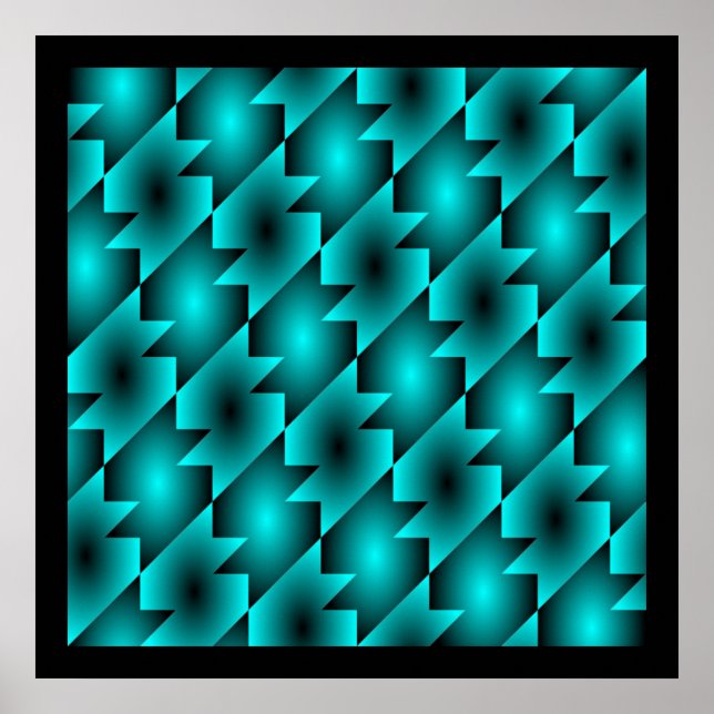 AQUA MUSTER DESIGN POSTER (Vorne)