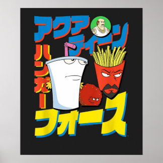 Aqua n Hunger Force Japanisches Comic Poster