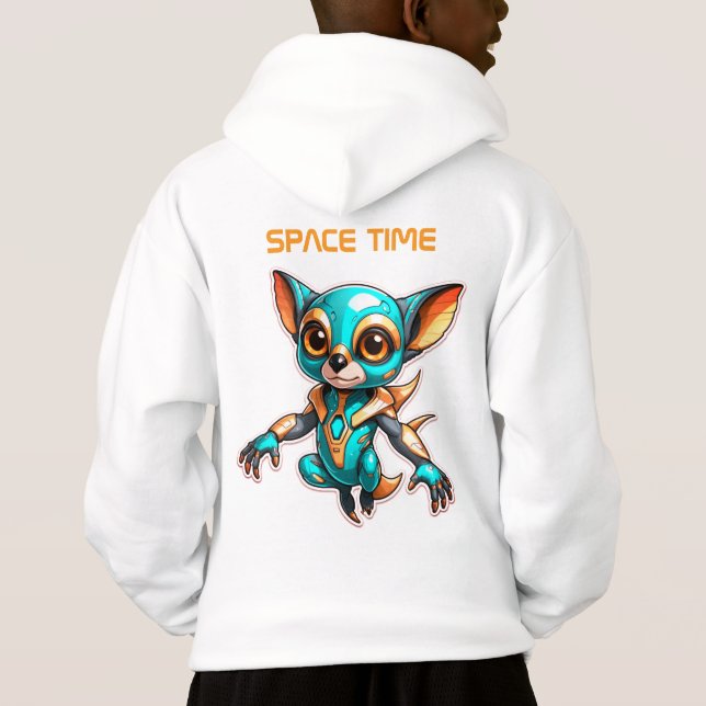 Aqua Niedlich Hoodie (Rückseite)