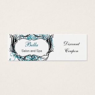 aqua, noir et blanc Chic coupon rabais