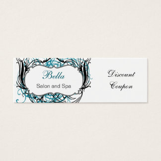 aqua, noir et blanc Chic coupon rabais