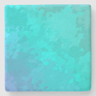 Aqua Ombre Steinuntersetzer