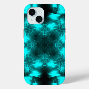 Aqua-Plasma-Symmetrie-Fraktal-Kunst Case-Mate iPhone Hülle