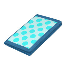 Aqua Polka Dots