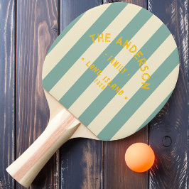 Aqua Reef Striping & Familienname Tischtennis Schläger