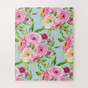Aqua: Rose in Rosa und Creme