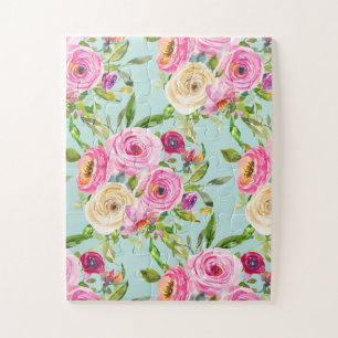 Aqua: Rose in Rosa und Creme