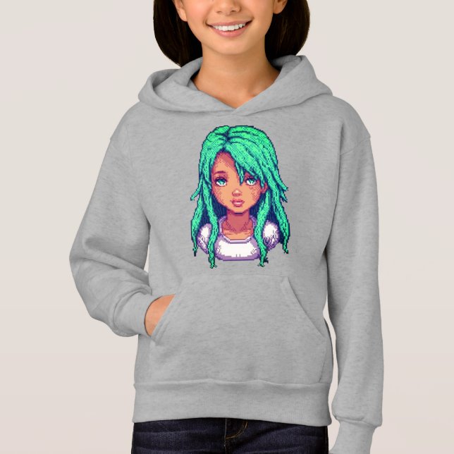 Aqua Serenity Hoodie (Vorderseite)