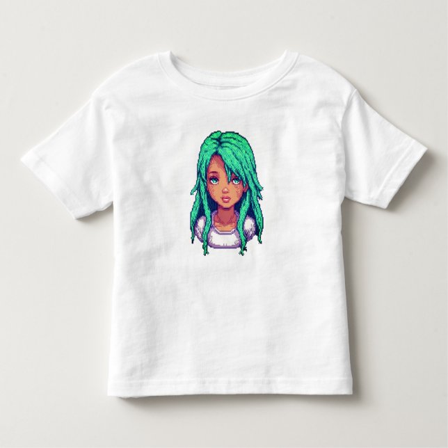 Aqua Serenity Kleinkind T-shirt (Vorderseite)