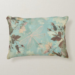 Aqua Shabby Hütte Dragonfly Dekokissen