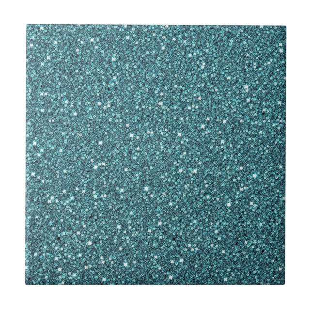 Aqua Shimmer Fliese (Vorderseite)