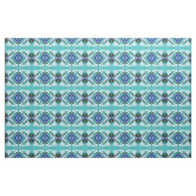 Aqua Sommer Stoff (Yard (91,4 cm))