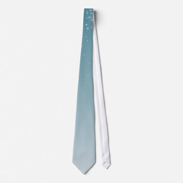 Aqua Stars Krawatte (Vorderseite)