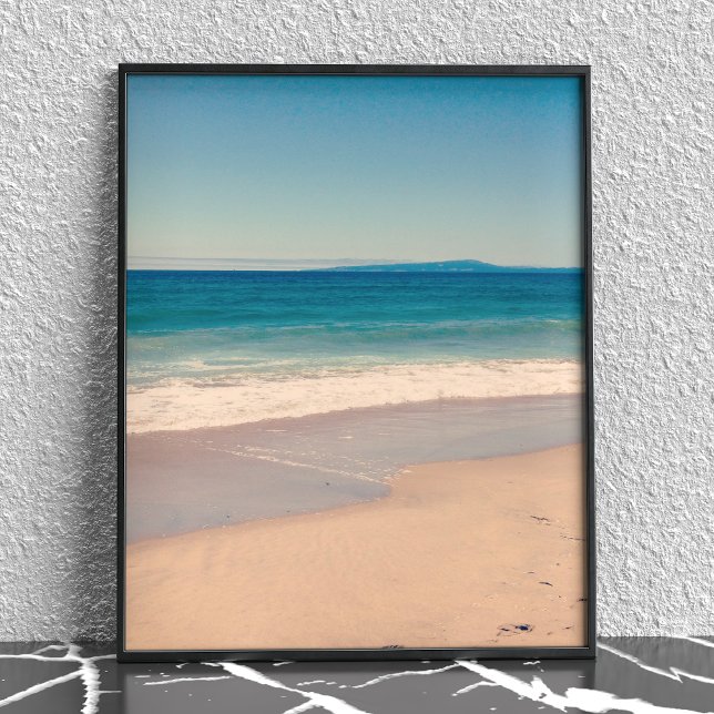 Aqua-Strandszene Poster (Von Creator hochgeladen)
