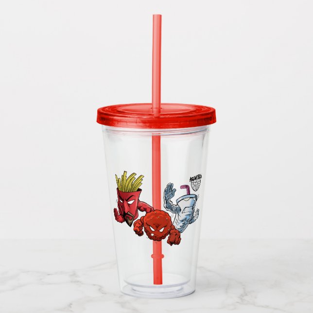 Aqua Teen Hunger Force Anime Graphic Acryltrinkbecher (Vorderseite)