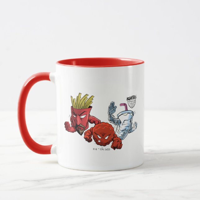 Aqua Teen Hunger Force Anime Graphic Tasse (Links)