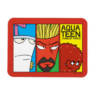 Aqua Teen Hunger Force Character Panel Graphic Magnet