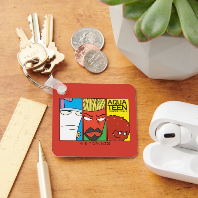 Aqua Teen Hunger Force Character Panel Graphic Schlüsselanhänger (Schreibtisch)