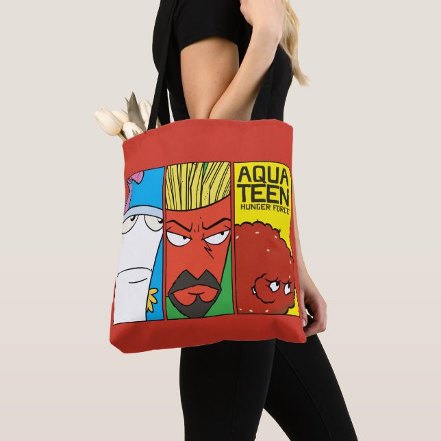 Aqua Teen Hunger Force Character Panel Graphic Tasche (Von Nahem)