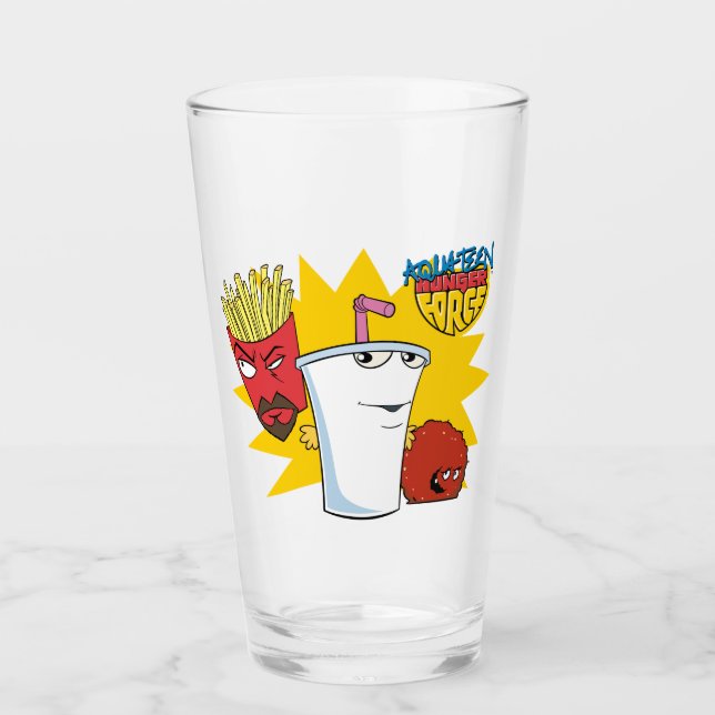 Aqua Teen Hunger Force Explosive Grafik Glas (Vorderseite)