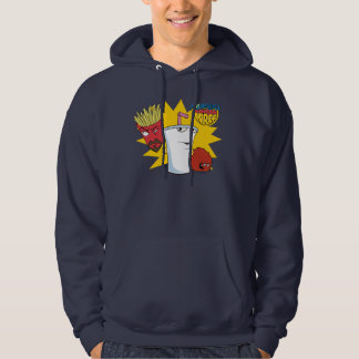 Aqua Teen Hunger Force Explosive Grafik Hoodie