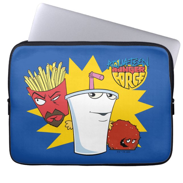 Aqua Teen Hunger Force Explosive Grafik Laptopschutzhülle (Vorderseite)