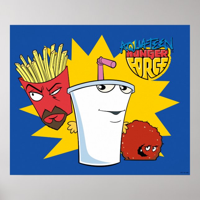 Aqua Teen Hunger Force Explosive Grafik Poster (Vorne)