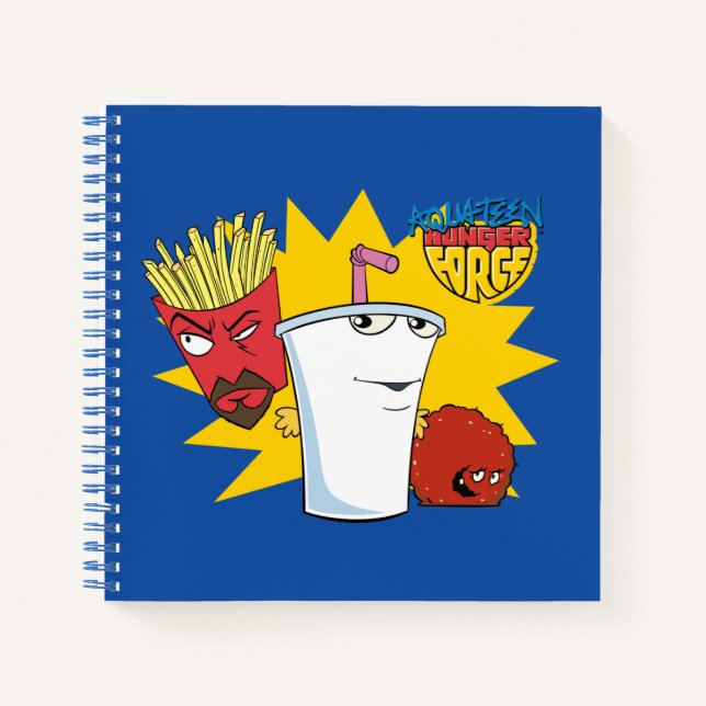Aqua Teen Hunger Force Explosive Graphic Notizbuch (Vorderseite)