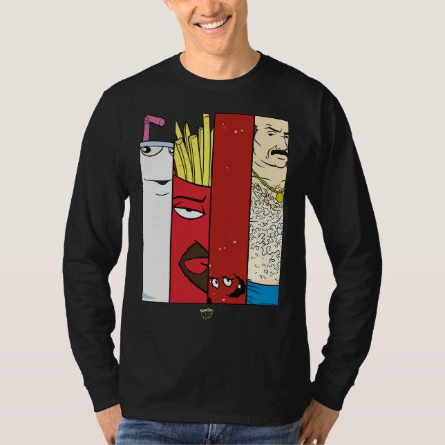 Aqua Teen Hunger Force Group Tiles T Shirt Sticker (Vorderseite)