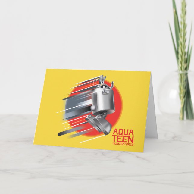 Aqua Teen Hunger Force Rabbot Karte (Vorderseite)