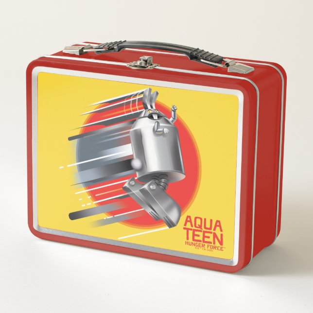 Aqua Teen Hunger Force Rabbot Metall Brotdose (Vorderseite)