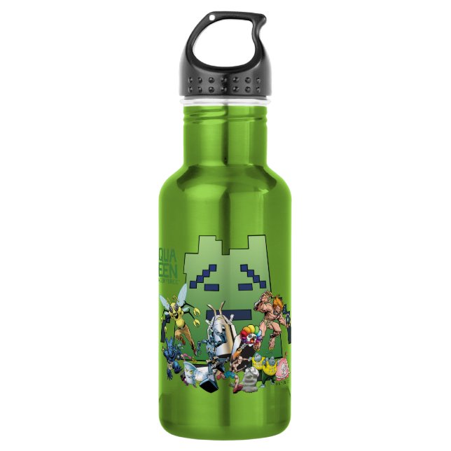 Aqua Teen Hunger Force Villains Edelstahlflasche (Vorderseite)