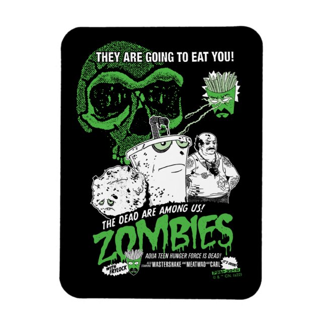 Aqua Teen Hunger Force Zombies Poster Magnet (Vertikal)