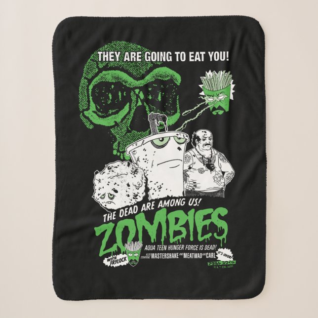 Aqua Teen Hunger Force Zombies Poster Sherpadecke (Vorderseite)